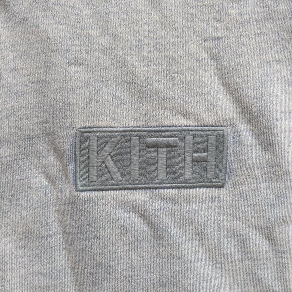 KITH TWO TONE DENIM HOODIE SIZE XL - Picture 2 of 4